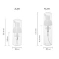 30ml 60mll Pet Plastic Round Cosmetic Foam Pump Bottle (FB11)